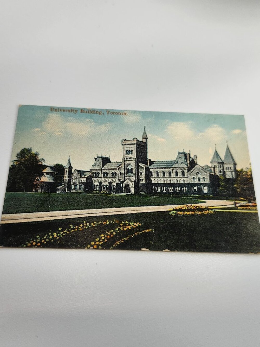 VINTAGE University Building Toronto POST CARD MINI Wallet University College